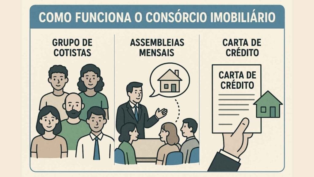Como funciona o consórcio imobiliário